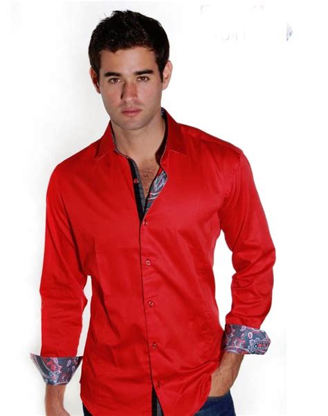 Men`s Usa What Is The Important Of Red Dress Shirt In The Field Of New Fashion And What Are The