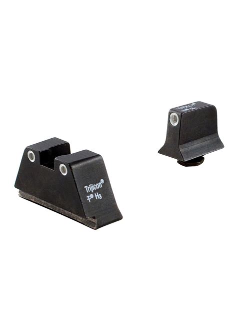 Trijicon Bright And Tough Suppressor Height Night Sights Fits Glock 17