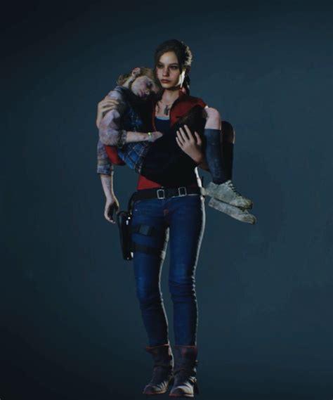 Claire Redfield And Sherry Birkin 3d Character Models Resident Evil 2