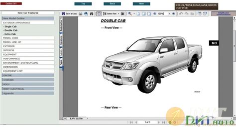 Toyota Hilux 2005 2011 Service And Repair Information Manual