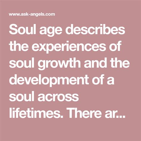 Everything You Need To Know About Soul Age And The 7 Soul Ages With