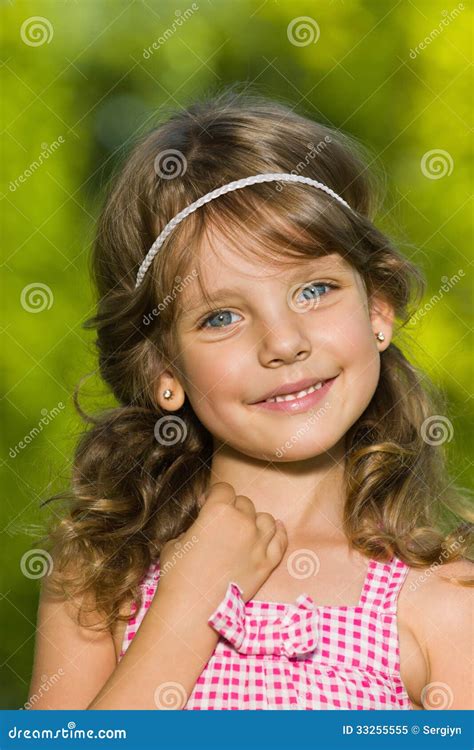 Pretty Young Girl Outdoors Stock Image Image Of Cute 33255555