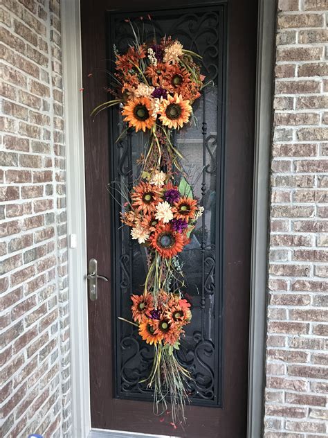 34 Awesome Thanksgiving Front Door Decor Ideas Fall Door Decorations