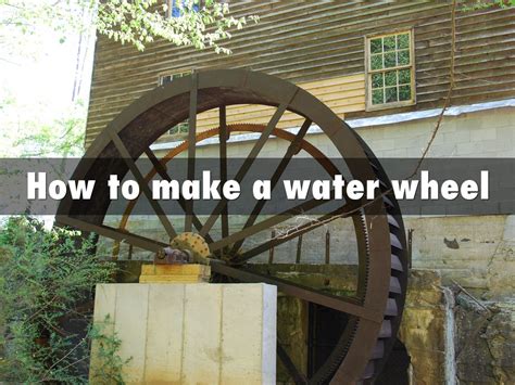 How To Make A Water Wheel By Akilan B