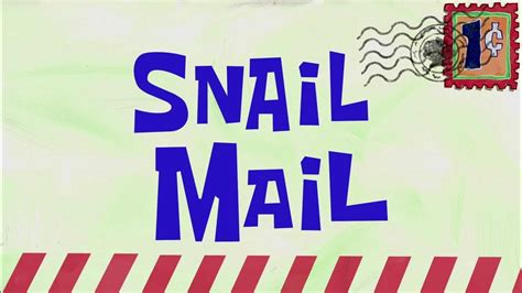 Spongebob Snail Mail Different Music Youtube