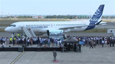 Airbus Unveils New A220 Aircraft That Will Be Assembled In Mobile