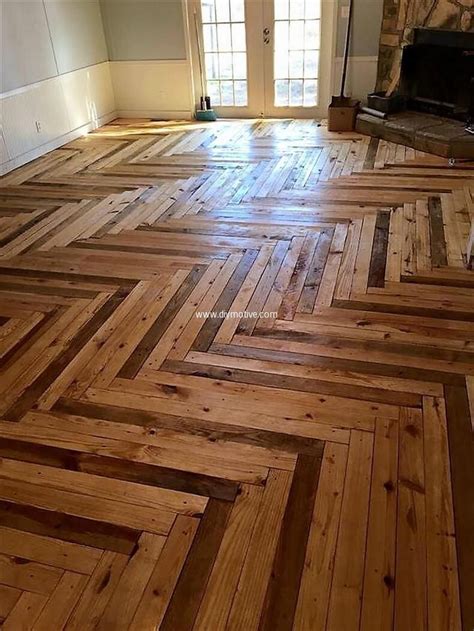 Recycled Wood Pallet Floor 11 Pallet Floors Wood Pallet Flooring
