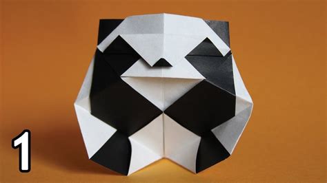 Origami Panda By Román Díaz Folding Instructions ~part One~ Com