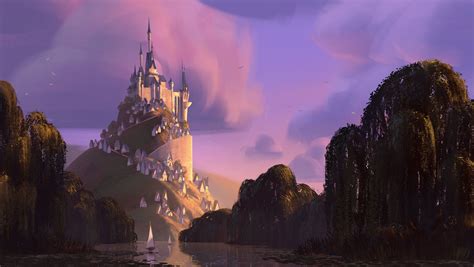 Castle On A Hill Cathleen Mcallister Fantasy Landscape