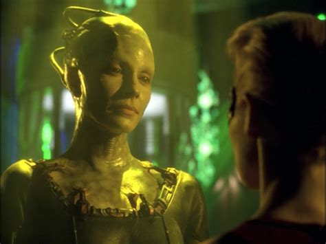 Star Trek Voyager 5 X 15 Dark Frontier Susanna Thompson As Borg