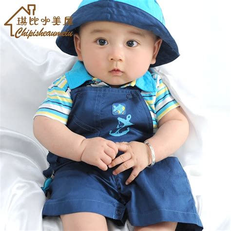 Baby Clothes Baby Boy Summer Clothes Suspenders Set Newborn 0 1 Year