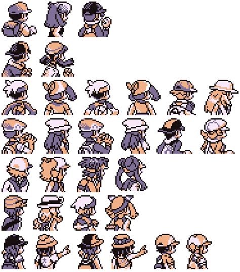 Pokemon trainers back sprites by comic-Ace17 on DeviantArt.
