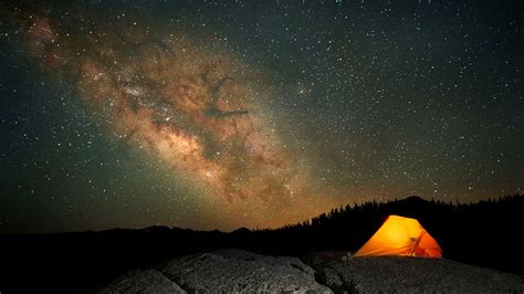 Windows 10 night sky ultra hd desktop background wallpaper. Glowing Tent Under a Night Sky: Getting the Shot with ...