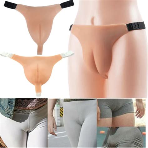 REALISTIC VAGINA T BACK Panty Silicone Underwear Thong Vagina Crossdresser TG DG PicClick