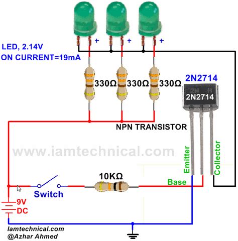 Npn and pnp transistors have very similar schematic symbols. IamTechnical.com | Are you Technical?Do you have passion ...