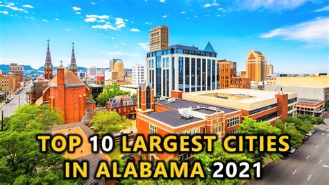 Top 10 Largest Cities In Alabama 2021 Youtube