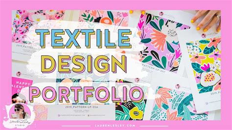 Textile Design Portfolio Ideas