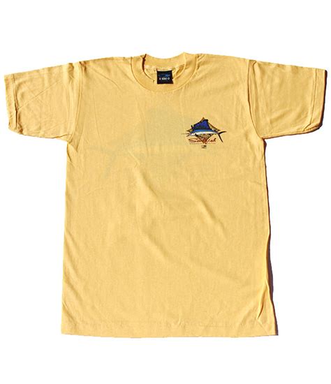Diamond Sailfish · Sunny Yellow · Short Sleeve T Shirt H Blue O