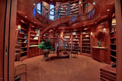 Gorgeous Two Story Library In Paradise Valley Az Estately