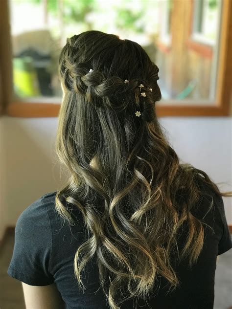 Braided Half Up Promwedding Hair Hair Wedding