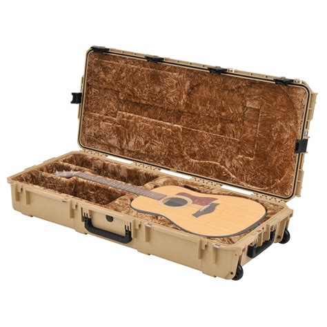 Offlineskbiseriesinjection Moulded Acoustic Guitar Flight Case Wheels Gear4music