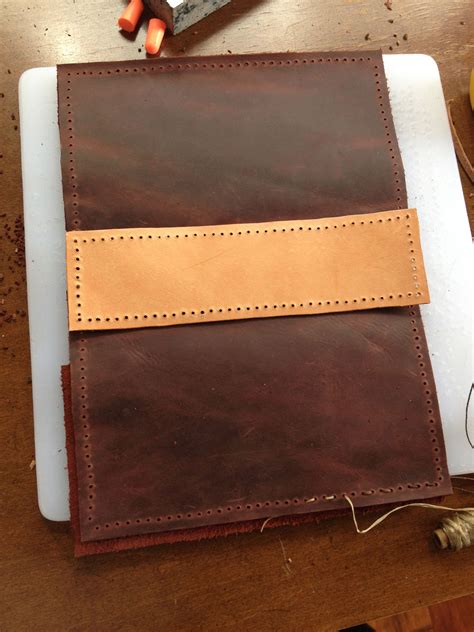 Hand Crafted Leather Book Cover By Sabbatical Arts