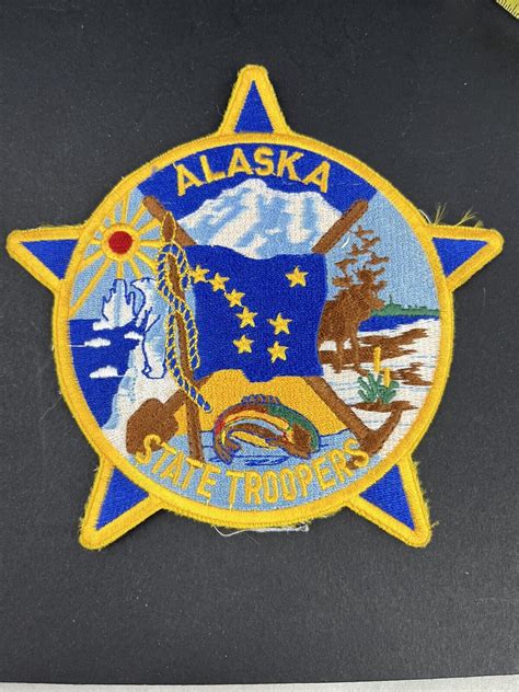 Alaska State Trooper shoulder patch USED | eBay