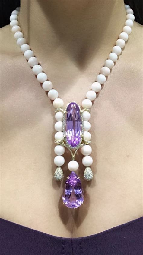 Pin De Manoj Kadel En Diamond Necklaces Colour Stone And Perls Jewellery