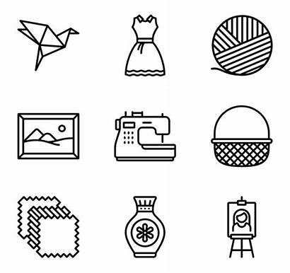 Hobbies Interests Icons Icon Handcraft Hobby Packs