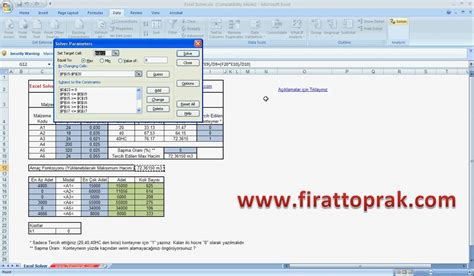 For excel 2007, click the microsoft office button , and then click excel options. Office 2007 Excel Solver (Çözücü) Kurulumu (How To Load ...