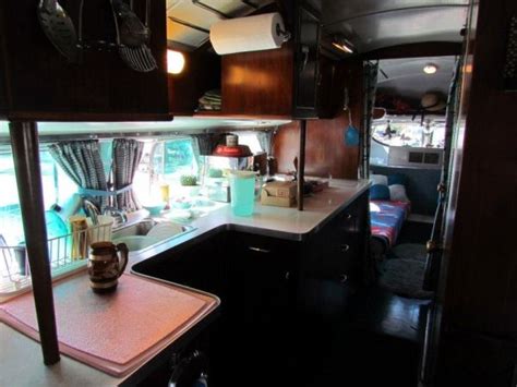 Interior Of 1959 Greyhound Bus Conversion By Subjects Chosen At Random