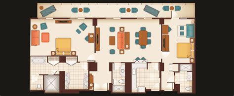 Disneyland Hotel 1 Bedroom Suite Floor Plan Floorplansclick