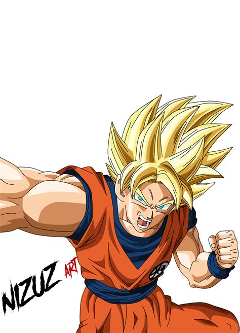 Goku Super Sayayin By Nizuz Art On Deviantart