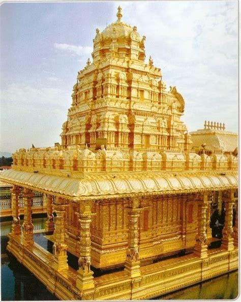 Sripuram Templo De Oro Vellore Tamil Nadu India En 2019 Golden