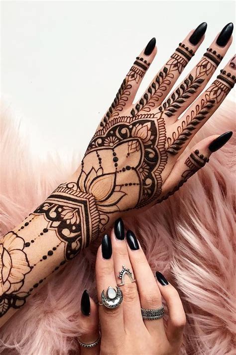32 Free Henna Tattoo Design You Can Do Best Henna Drawings At Home