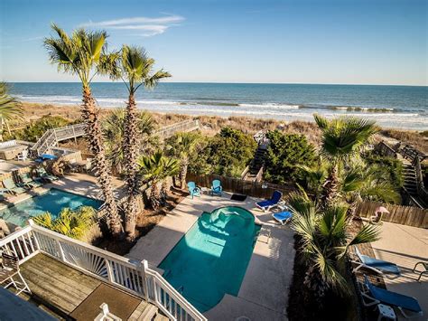 oceanfront private heated pool on the beach new deck for2022 booking 2023 now surfside beach