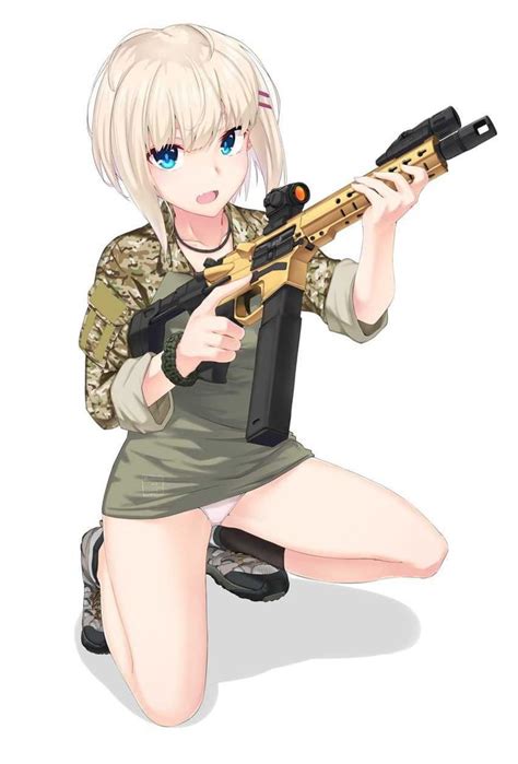 The movie magical girl, anime gun, purple, cg artwork png. Anime Girls With Guns