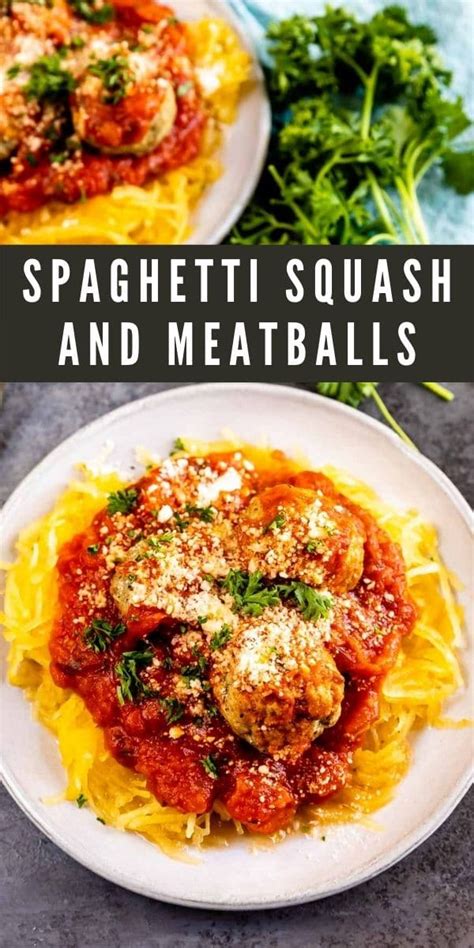 Spaghetti Squash And Meatballs Easy Good Ideas