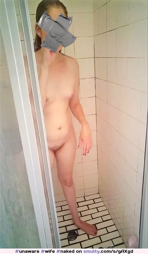 Unaware Wife Naked Shower