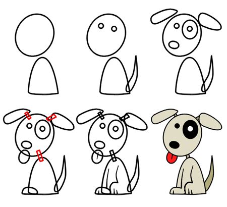 Learn how to draw a puppy for kids easy and step by step. How to draw cartoon puppies