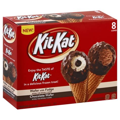 Kitkat Frozen Dairy Dessert Cone Variety Pack Box 368 Ounces