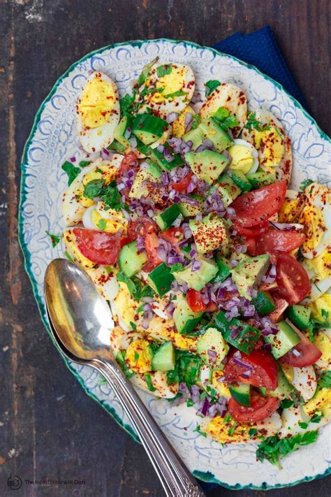 Healthy Egg Salad Mediterranean Style Recipe Mediterranean Recipes