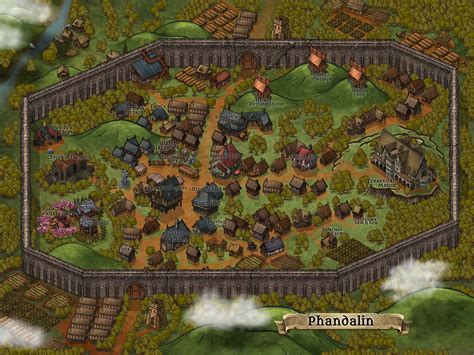 Future Phandalin Settlement Map 4000x2788 Fantasymaps Images And