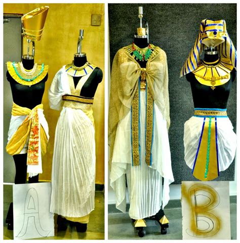 The Reconstruction Of The Ancient Egyptian Clothing For Man And Woman Whistling Woods Neeta