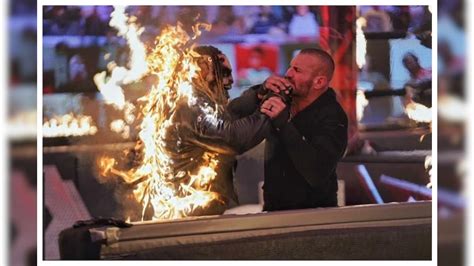 Wwe Tlc Results 2020 Randy Orton Lights Bray Wyatt On Fire The Firefly Inferno Match Watch