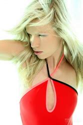 Blonde Czech Babe Marketa Belonoha In Red Swimsuit Goes Nude My Xxx Hot Girl