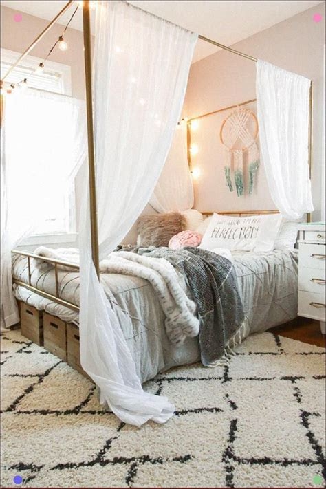 Tween Girl Bedroom Neutral Modern Boho Style With Lots Of Texture