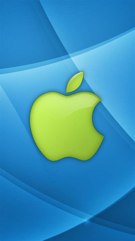 Download Wallpaper 640x1136 App Store Apple Mac Blue Green Wave