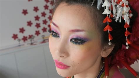 It is worn for the two weeks before the respective maiko has her erikae and becomes a geiko; Coloful Geisha Look - Makeup & Hair Tutorial + How to wear ...