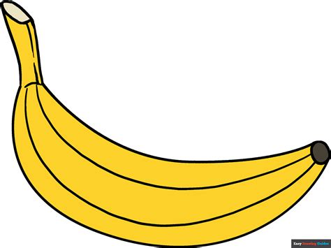 How To Draw A Banana Really Easy Drawing Tutorial
